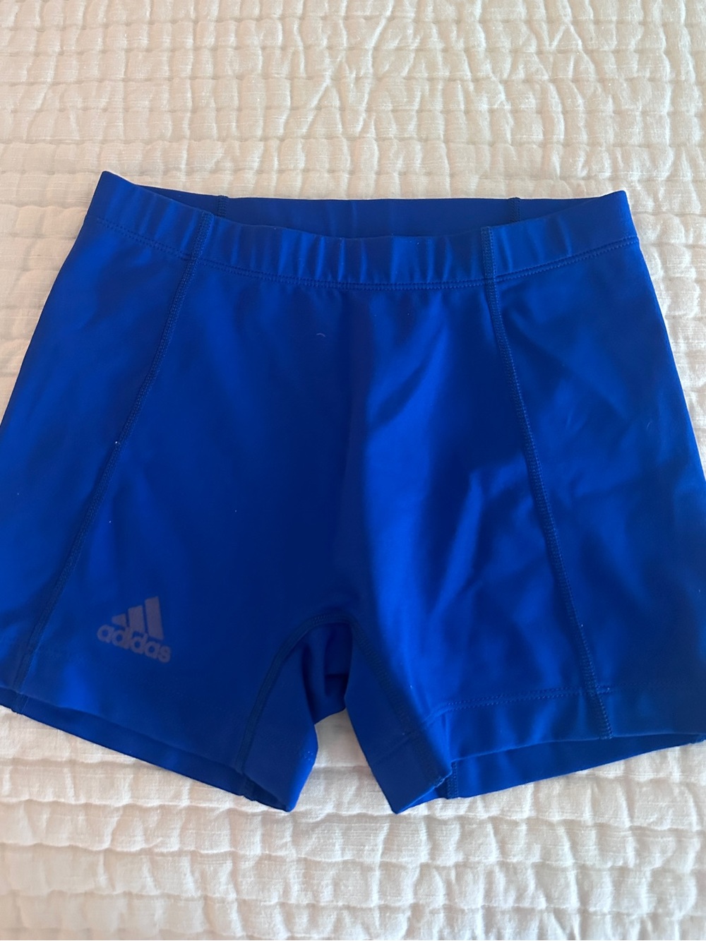 adidas Women's Bright Blue Training Shorts - 3 inches